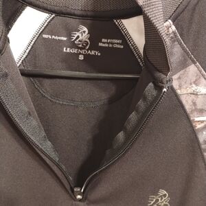 Legendary Whitetails Black and Gray Men's Shirt